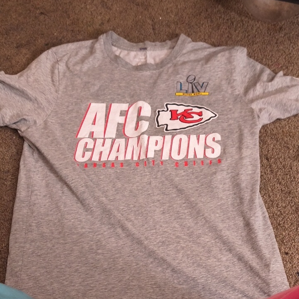 Kansas City Chiefs AFC Champions Gray Tee